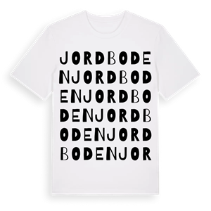 Jordboden ordlek t-shirt – ekologisk bomull t-shirt från Pinshirt