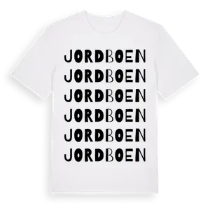 Jordboen ordlek t-shirt – ekologisk bomull t-shirt från Pinshirt