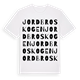 Jordbroskogen ordlek t-shirt