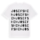 Josefshem ordlek t-shirt