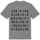 Mid Heather Gray t-shirt med Julabacke ordlek t-shirt