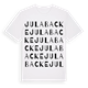 Julabacke ordlek t-shirt