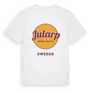 Jularp cirkel t-shirt – ekologisk bomull t-shirt från Pinshirt