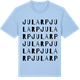 Blue Soul t-shirt med Jularp ordlek t-shirt
