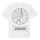 White t-shirt med Jutahusen t-shirt