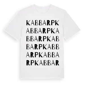 Kabbarp ordlek t-shirt – ekologisk bomull t-shirt från Pinshirt
