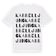 Kabbelljung ordlek t-shirt