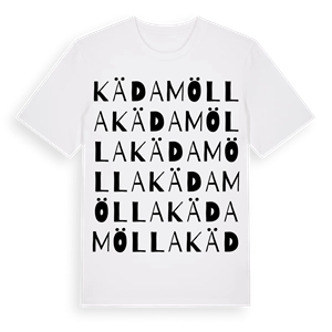 Kädamölla ordlek t-shirt – ekologisk bomull t-shirt från Pinshirt