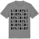 Mid Heather Gray t-shirt med Kädarp ordlek t-shirt