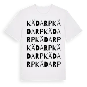 Kädarp ordlek t-shirt – ekologisk bomull t-shirt från Pinshirt