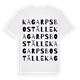 Kagarps boställe ordlek t-shirt