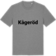 Mid Heather Gray t-shirt med Kågeröd fetstil t-shirt