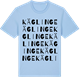 Blue Soul t-shirt med Käglinge ordlek t-shirt