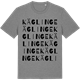 Mid Heather Gray t-shirt med Käglinge ordlek t-shirt