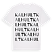 Kalhult ordlek t-shirt