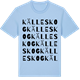 Blue Soul t-shirt med Källeskog ordlek t-shirt