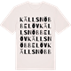Vintage White t-shirt med Källs Nöbbelöv ordlek t-shirt