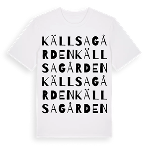 Källsagården ordlek t-shirt – ekologisk bomull t-shirt från Pinshirt