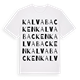 Kalvabacken ordlek t-shirt