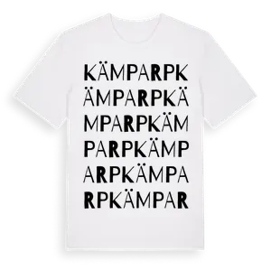Kämparp ordlek t-shirt – ekologisk bomull t-shirt från Pinshirt