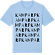 Blue Soul t-shirt med Kamparp ordlek t-shirt