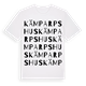 Kämparpshus ordlek t-shirt