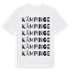 White t-shirt med Kämpinge ordlek t-shirt