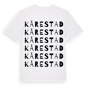Kårestad ordlek t-shirt – ekologisk bomull t-shirt från Pinshirt