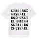 Kärlingehus ordlek t-shirt