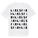 Karlsfarm ordlek t-shirt