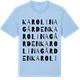 Blue Soul t-shirt med Karolinagården ordlek t-shirt