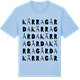 Blue Soul t-shirt med Kärragårda ordlek t-shirt