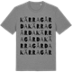 Mid Heather Gray t-shirt med Kärragårda ordlek t-shirt