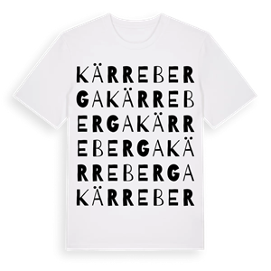 Kärreberga ordlek t-shirt – ekologisk bomull t-shirt från Pinshirt