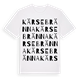 Kärsebränna ordlek t-shirt