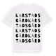 Karstads gård ordlek t-shirt