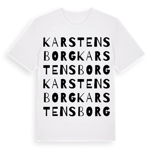 Karstensborg ordlek t-shirt – ekologisk bomull t-shirt från Pinshirt