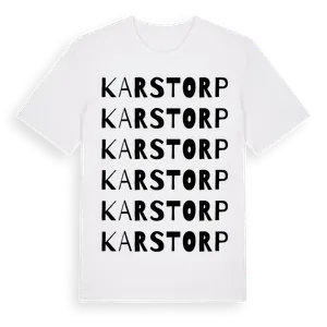 Karstorp ordlek t-shirt – ekologisk bomull t-shirt från Pinshirt