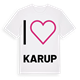 Jag älskar Karup t-shirt stort tryck