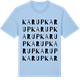 Blue Soul t-shirt med Karup ordlek t-shirt