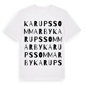 Karups sommarby ordlek t-shirt – ekologisk bomull t-shirt från Pinshirt