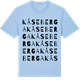 Blue Soul t-shirt med Kåseberga ordlek t-shirt