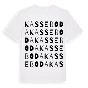 Kasseboda ordlek t-shirt – ekologisk bomull t-shirt från Pinshirt