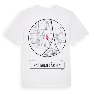 Kastanjegården t-shirt – ekologisk bomull t-shirt från Pinshirt