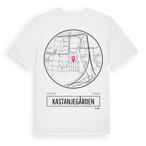 Kastanjegården t-shirt – ekologisk bomull t-shirt från Pinshirt