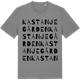 Mid Heather Gray t-shirt med Kastanjegården ordlek t-shirt