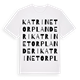 Katrinetorp Landeri ordlek t-shirt