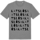 Mid Heather Gray t-shirt med Katslösa ordlek t-shirt