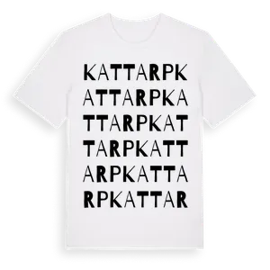 Kattarp ordlek t-shirt – ekologisk bomull t-shirt från Pinshirt