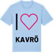 Blue Soul t-shirt med Jag älskar Kavrö t-shirt stort tryck